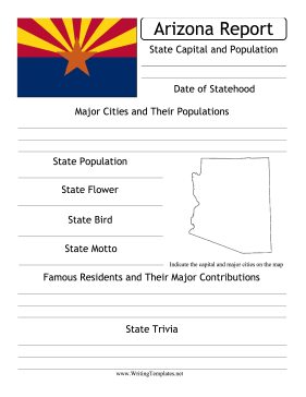 Arizona State Prompt Writing Template