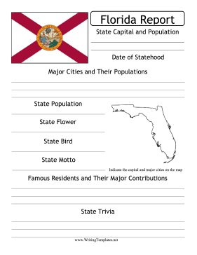 Florida State Prompt Writing Template
