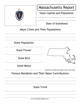 Massachusetts State Prompt Writing Template
