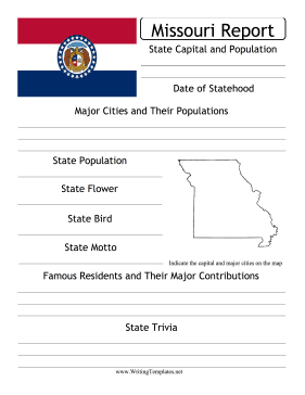 Missouri State Prompt Writing Template