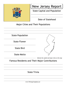 New Jersey State Prompt Writing Template