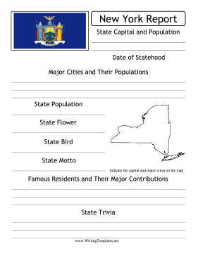 New York State Prompt Writing Template