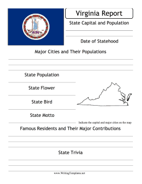 Virginia State Prompt Writing Template