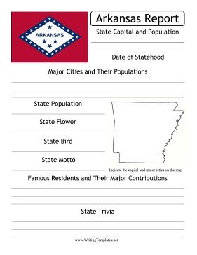 Arkansas State Prompt Writing Template