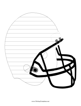 Helmet Writing Template Writing Template