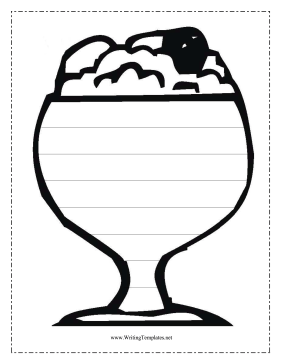 Ice Cream Writing Template Writing Template