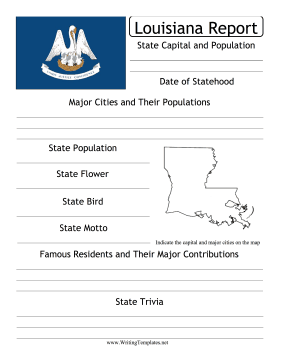 Louisiana State Prompt Writing Template