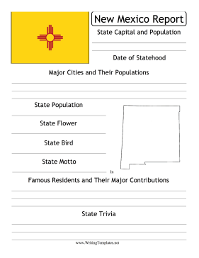 New Mexico State Prompt Writing Template