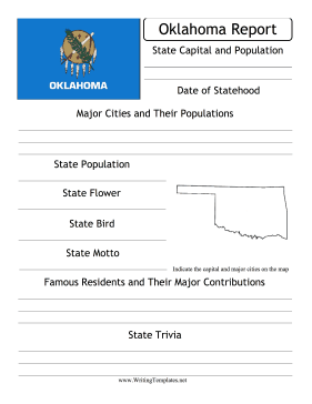 Oklahoma State Prompt Writing Template