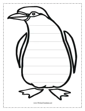 PENGUINS Writing Paper - Lined Paper - Penguins Theme by ...