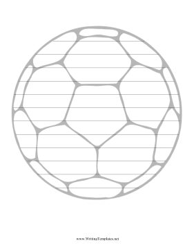 Soccer Writing Template Writing Template