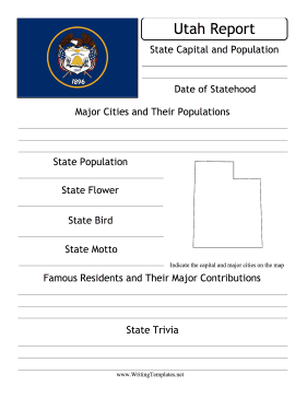 Utah State Prompt Writing Template